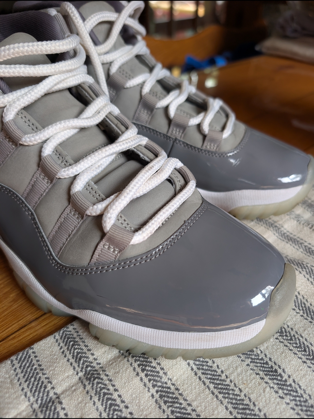 CT8012-005 Air Jordan 11 Retro "Cool Grey" 9.5 Basketball Shoe Sneaker